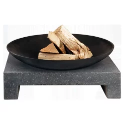 Castorama Brasero D'extérieur Rond Avec Support En Granite ø59 X H. 61 Cm