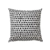 Castorama Coussin à Pois Blooma Denia Blanc Et Noir 45 X 45 Cm