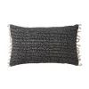 Castorama Coussin à Rayures Tissées Blooma Denia Noir Et Blanc 30 X 50 Cm