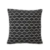 Castorama Coussin Chevron Blooma Denia Noir Et Blanc 45 X 45 Cm