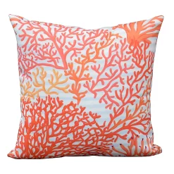 Castorama Coussin Corail Rouge 45 X 45 Cm