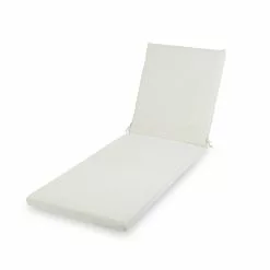 Castorama Coussin De Bain De Soleil Aqua Blanc 190 X 60 Cm