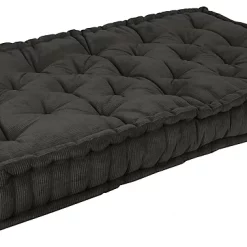 Deko & Co Coussin De Sol Deco&Co Gris L.120 X L.60 X Ep.10 Cm