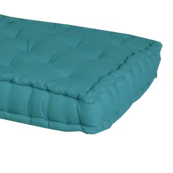 Castorama Coussin Palette Turquoise L.120 X L.60 X Ep.15 Cm