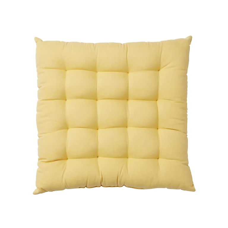 Castorama Galette De Chaise Capitonnée Blooma Rural Jaune 36 X 36 Cm 3 Castorama Galette De Chaise Capitonnée Blooma Rural Jaune 36 X 36 Cm