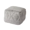 Castorama Pouf Blooma Rural 50 X 50 X 40 Cm Bleu/gris -Mobilier de jardin shop pouf blooma rural 50 x 50 x 40 cm bleu gris3663602733720 01c