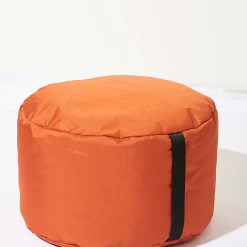 Castorama Pouf Rond Polyester Ø 27 X 48 Cm Paprika
