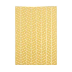 Castorama Tapis GoodHome Cocoon Jaune 120 X 170 Cm