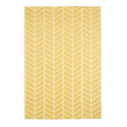 Castorama Tapis GoodHome Cocoon Jaune 160 X 230 Cm