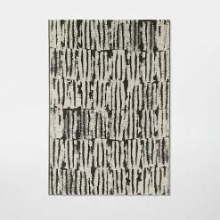 Castorama Tapis Rural Blooma RUR 2-33-7 Bleu Nuit Et Bouleau 120 X 170 Cm