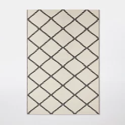 Castorama Tapis Rural Blooma RUR 2-34-6 Bleu Nuit Et Bouleau 160 X 230 Cm